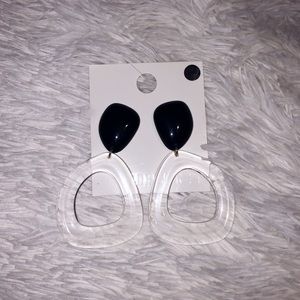 NEW Forever 21 post back dangle earrings